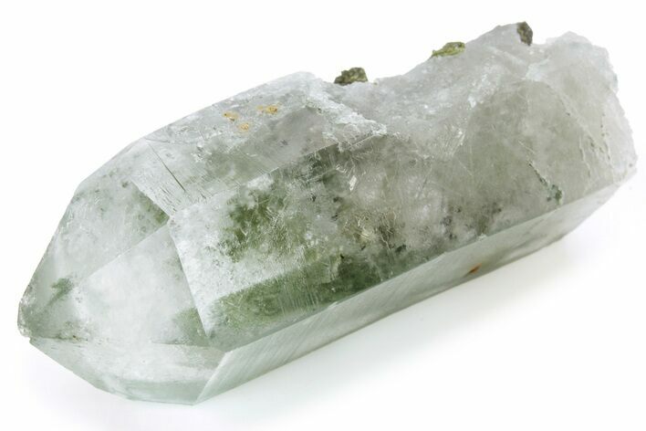 Himalayan Chlorite Phantom Quartz Crystal with Epidote #242014